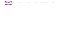 Tablet Screenshot of novaflex.se